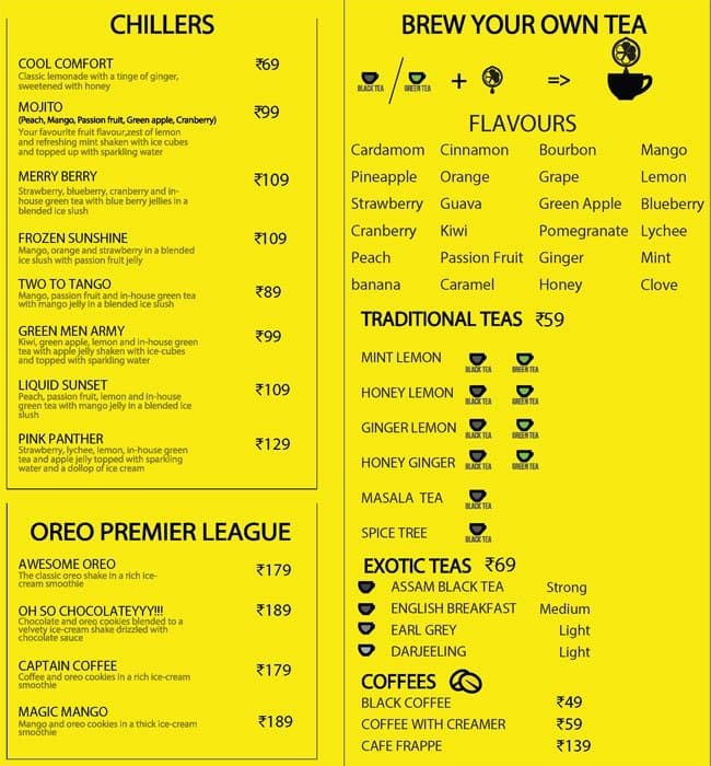 Teamo Club Menu, Menu for Teamo Club, Panampilly Nagar, Kochi Zomato