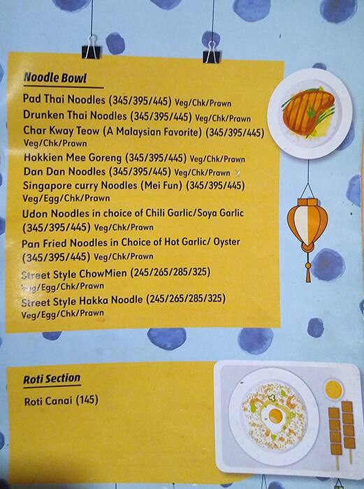 orange chopsticks menu