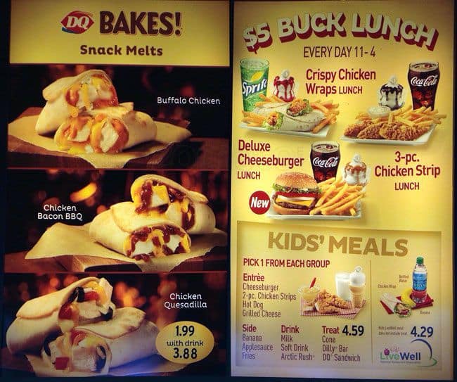 Menu at Dairy Queen fast food, Villa Park, 211 E St Charles Rd