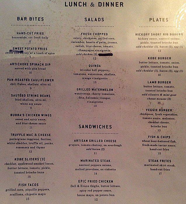 Spitzer's Corner Menu, Menu for Spitzer's Corner, Lower East Side, New