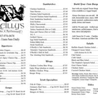 O Reilly S Irish Bar And Restaurant Menu O Reilly S Irish Bar And Restaurant Menu