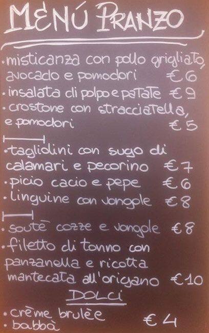 Menu di Prelibato 