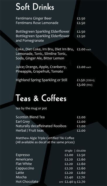 Apiary menu