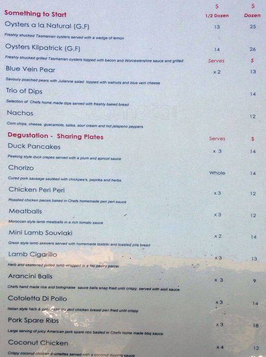 Vivo Tapas & Wine Lounge Menu Urbanspoon/Zomato