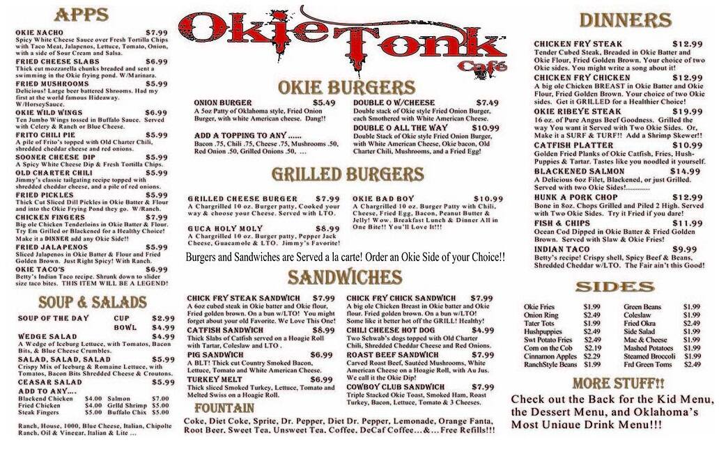 Okie Tonk Cafe Moore Ok