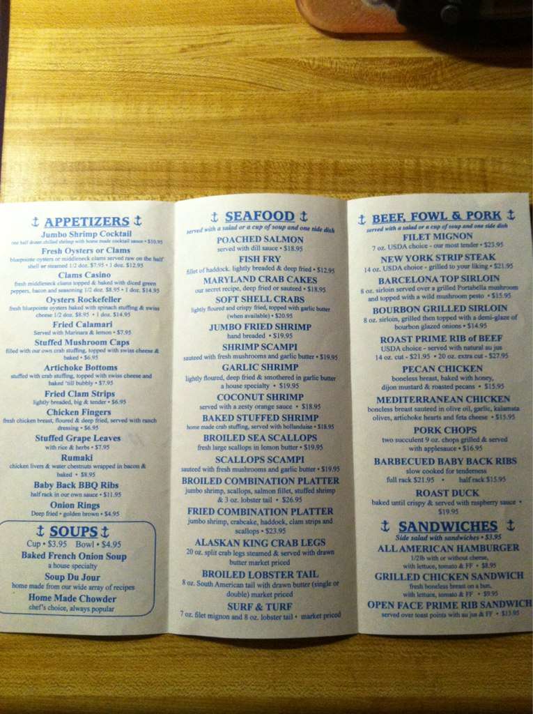 Zebro's On The Lake Harbor Menu Urbanspoon/Zomato