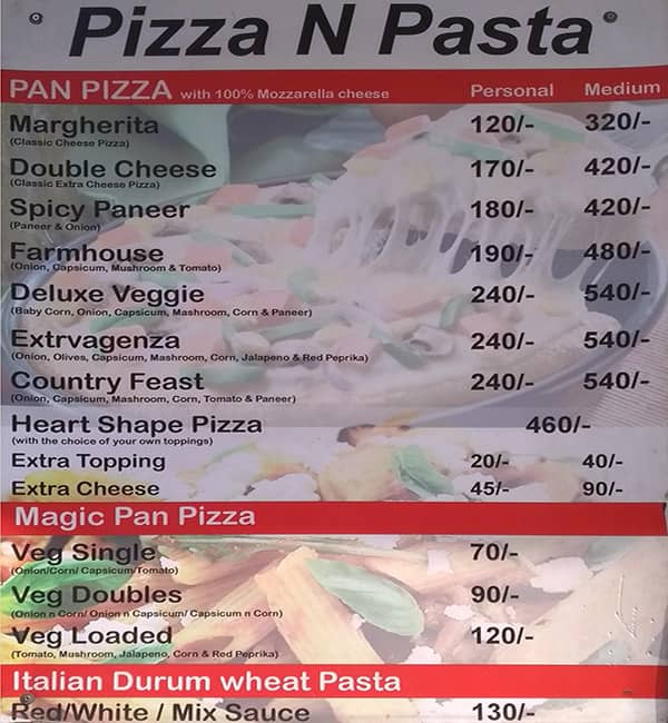 Menu of Scoops, Uttam Nagar, New Delhi