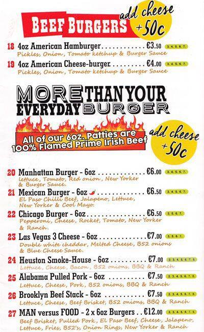 barbecue 52 menu kimmage