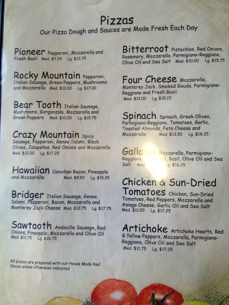 Bullmans Woodfired Pizza Menu, Menu for Bullmans Woodfired Pizza