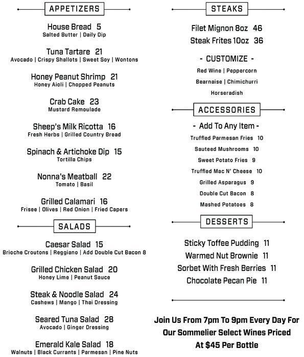 E11even Menu, Menu for E11even, Harbourfront, Toronto Urbanspoon/Zomato