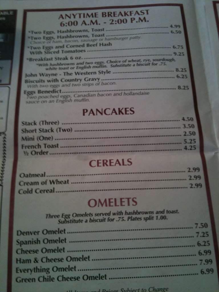 Main St Grill Menu, Menu for Main St Grill, Cedar City, Cedar City