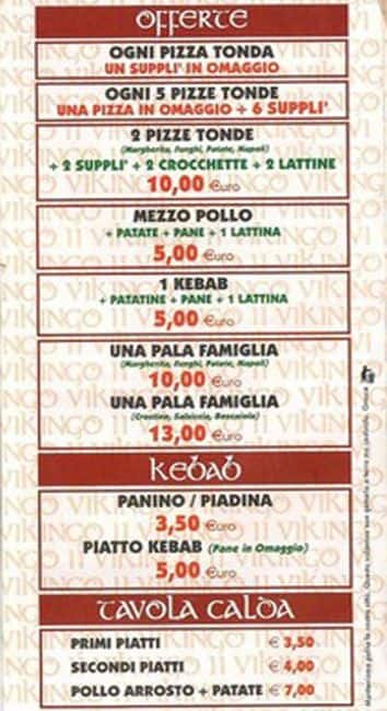 Menu di Vikingo 2 