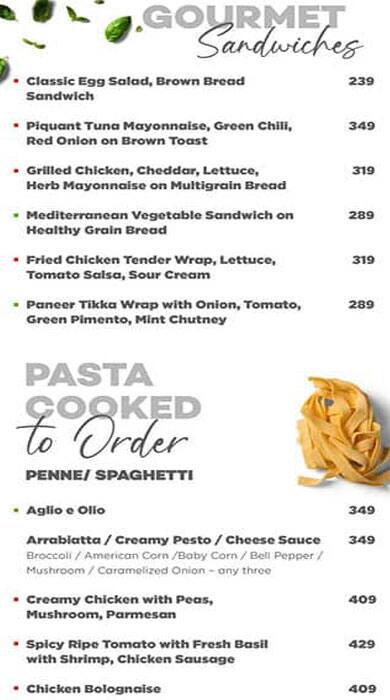 Afraa menu