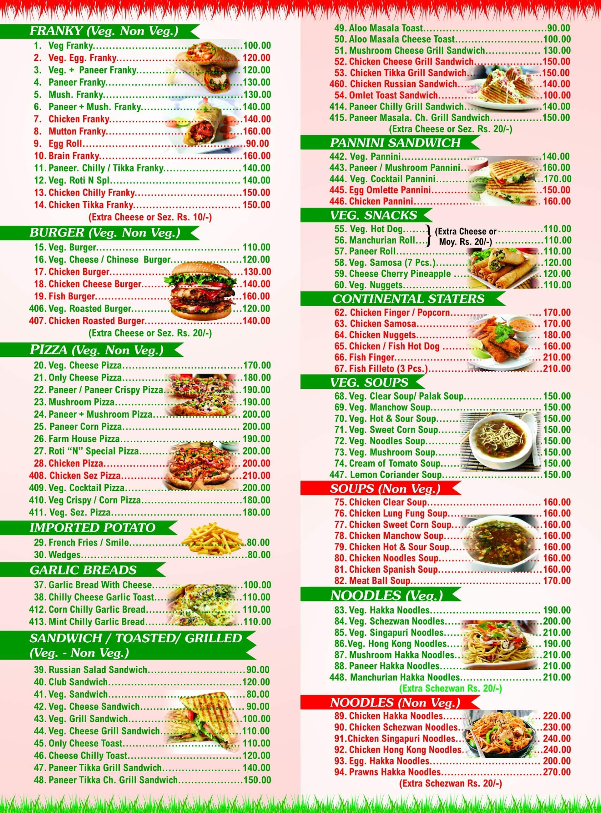 super bowl ulhasnagar menu