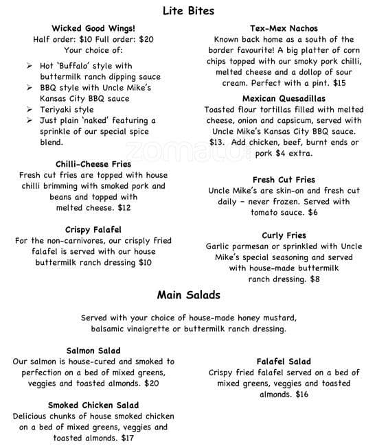 Kansas City BBQ Express Menu, Menu for Kansas City BBQ Express, Te Aro ...