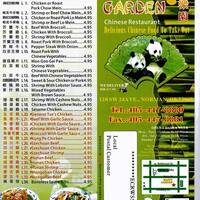 Happy Garden Chinese Restaurant Menu