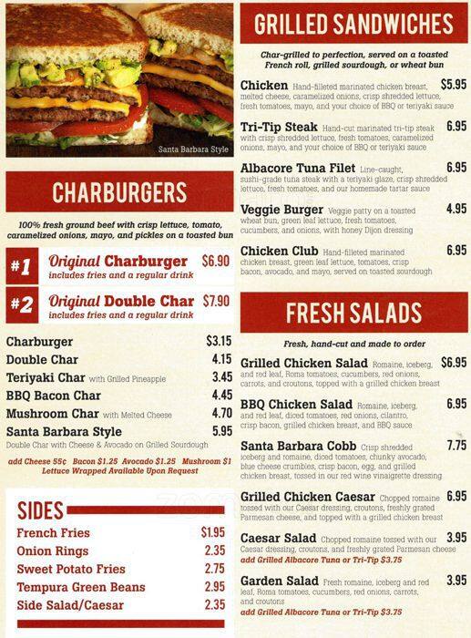 Habit Burger Grill Menu Menu For Habit Burger Grill Brentwood Brentwood