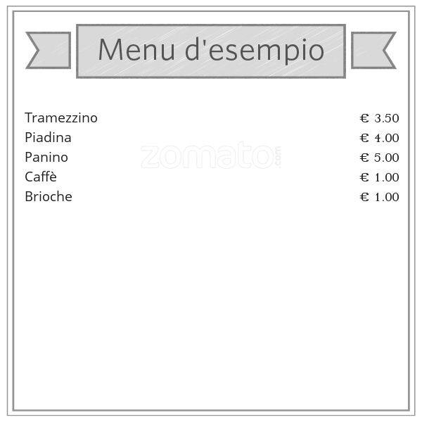 Menu di Orange Bar 