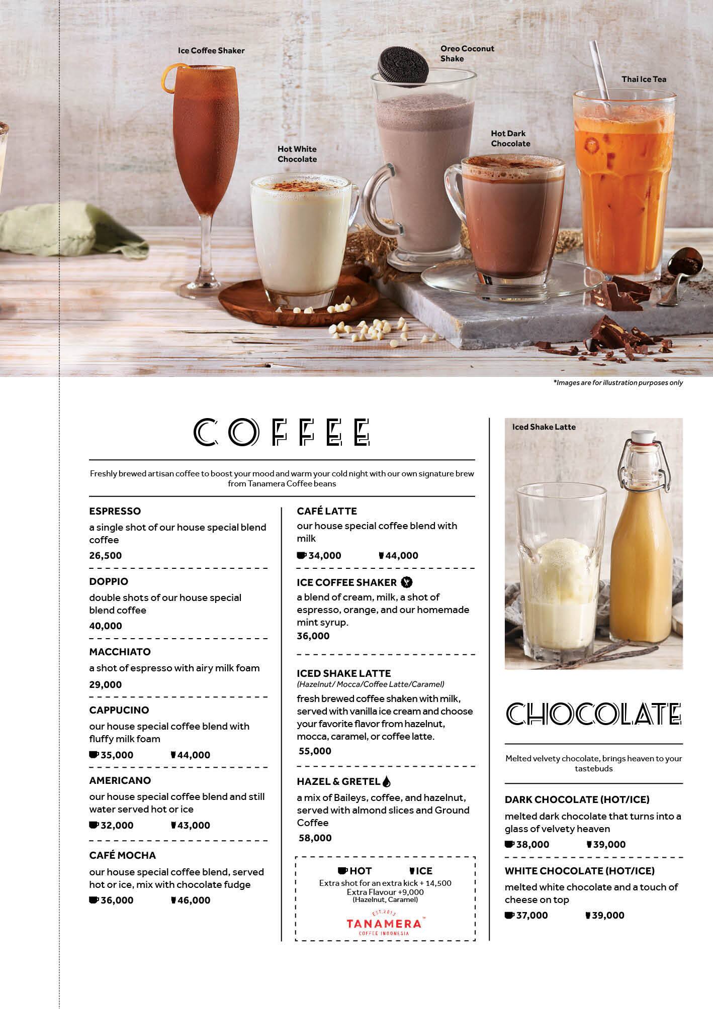 Carta del café Blacklisted Puri Indah Mall, West Jakarta