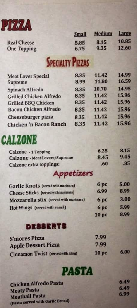 Pizza Boy (Est. 1998) Menu, Menu for Pizza Boy (Est. 1998), Gladewater ...