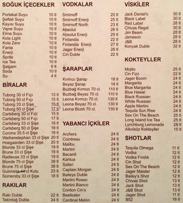 Beer House Menü, Beer House, Taksim, İstanbul için Menü Zomato Türkiye