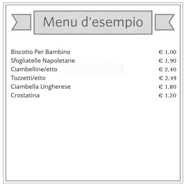 Menu di Antonetti 