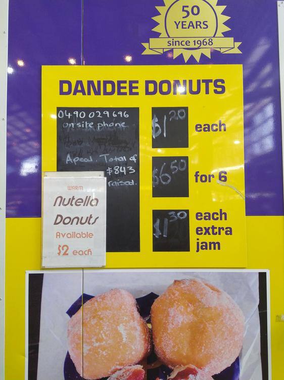 Dandee Donuts Menu Menu For Dandee Donuts Dandenong