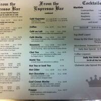 The Crown Menu Menu For The Crown Breckenridge Breckenridge