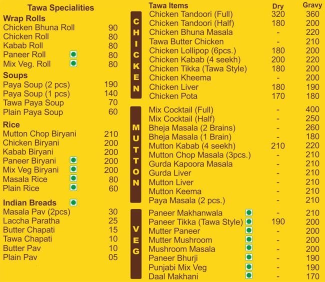 Punjabi Dhaba Menu, Menu For Punjabi Dhaba, Powai, Mumbai - Zomato