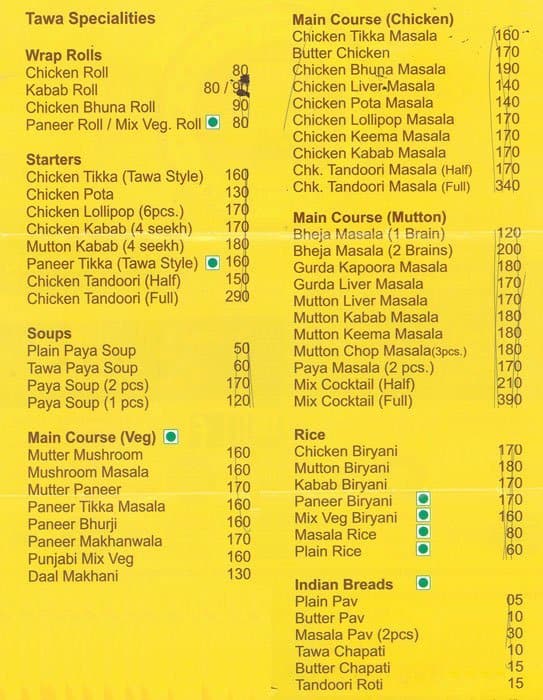 Punjabi Dhaba Menu, Menu For Punjabi Dhaba, Powai, Mumbai - Zomato