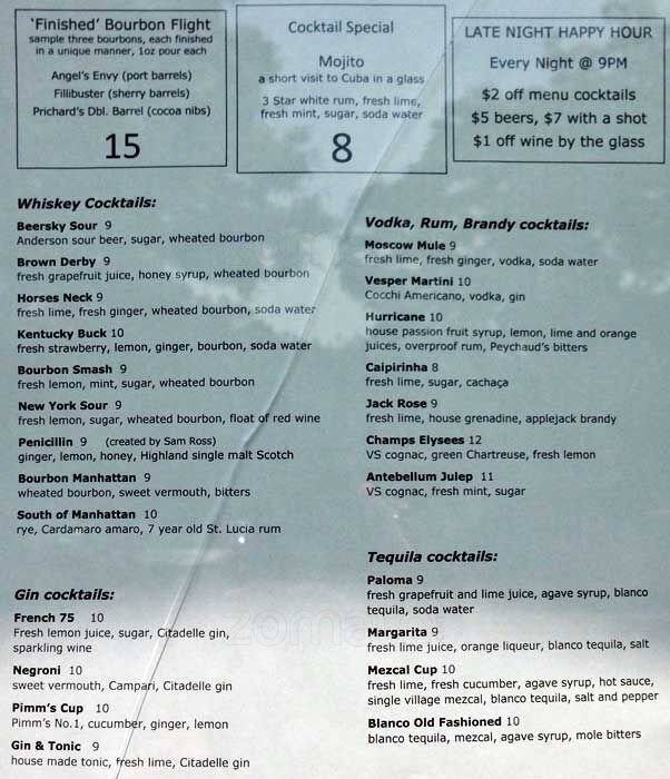 Wheated Menu, Menu for Wheated, Flatbush, New York City Urbanspoon/Zomato