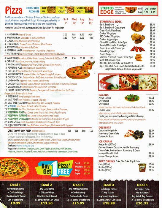 Hunger Hut Menu, Menu for Hunger Hut, Lewisham, London - Zomato UK