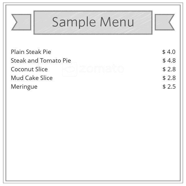 76 Jindalee Bakery Menu, Menu for 76 Jindalee Bakery, Jindalee