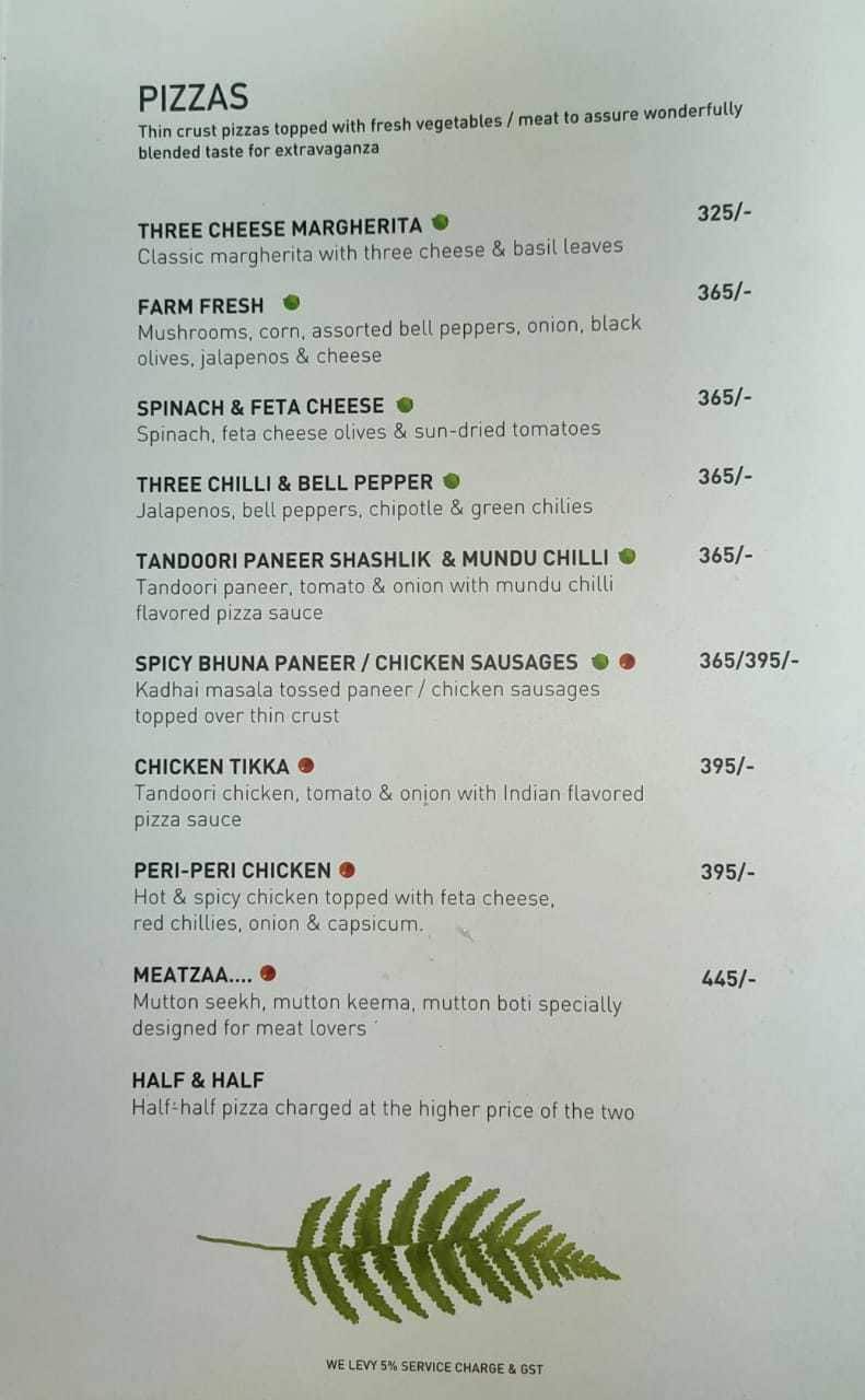 Mocha Cafe & Bar menu