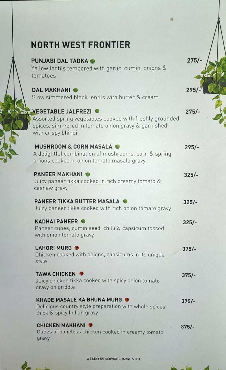 Mocha Cafe & Bar menu