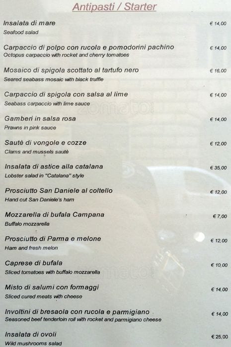 Menu di Giovanni 