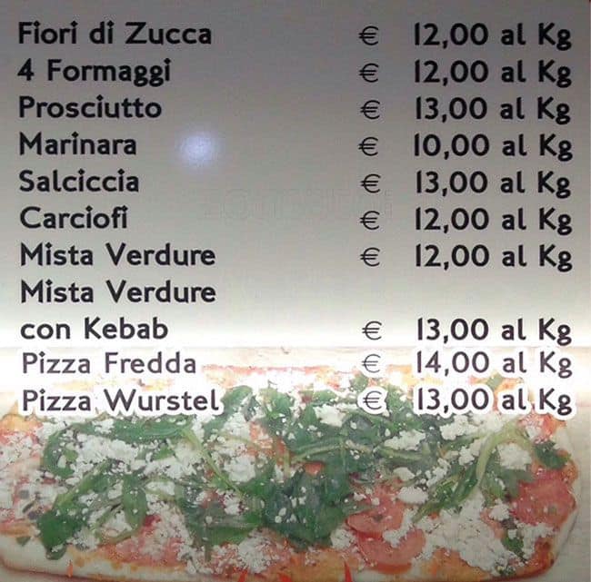 Menu di Istanbul 