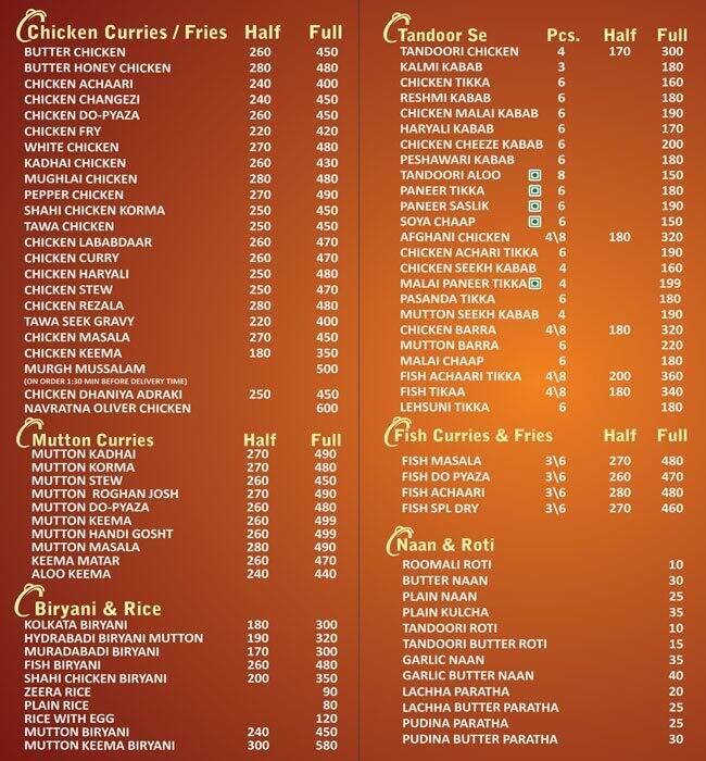 Oliver Kitchen Menu, Menu for Oliver Kitchen, Chittaranjan Park, New