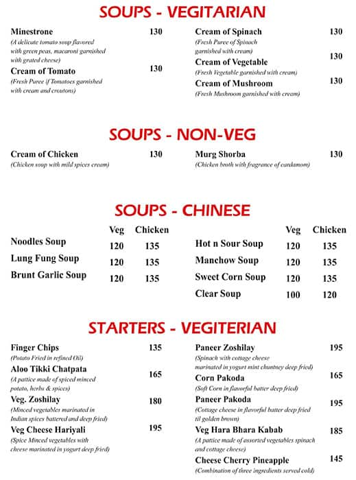 Utsavv A/C Family Restaurant & Bar menu