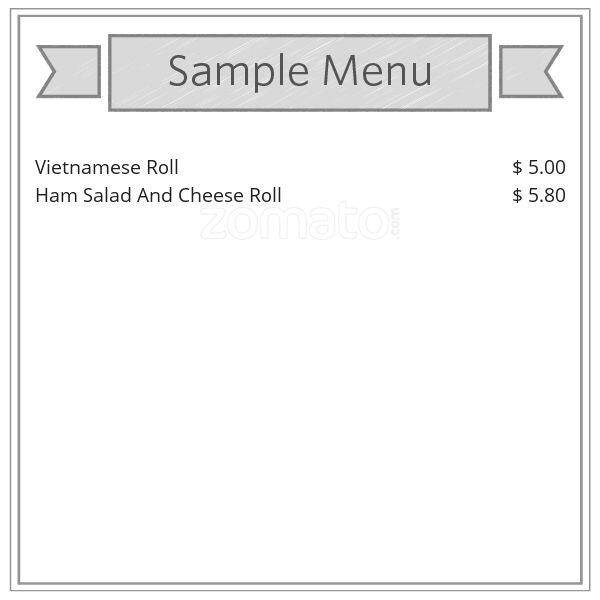 Carta de Snack Bar