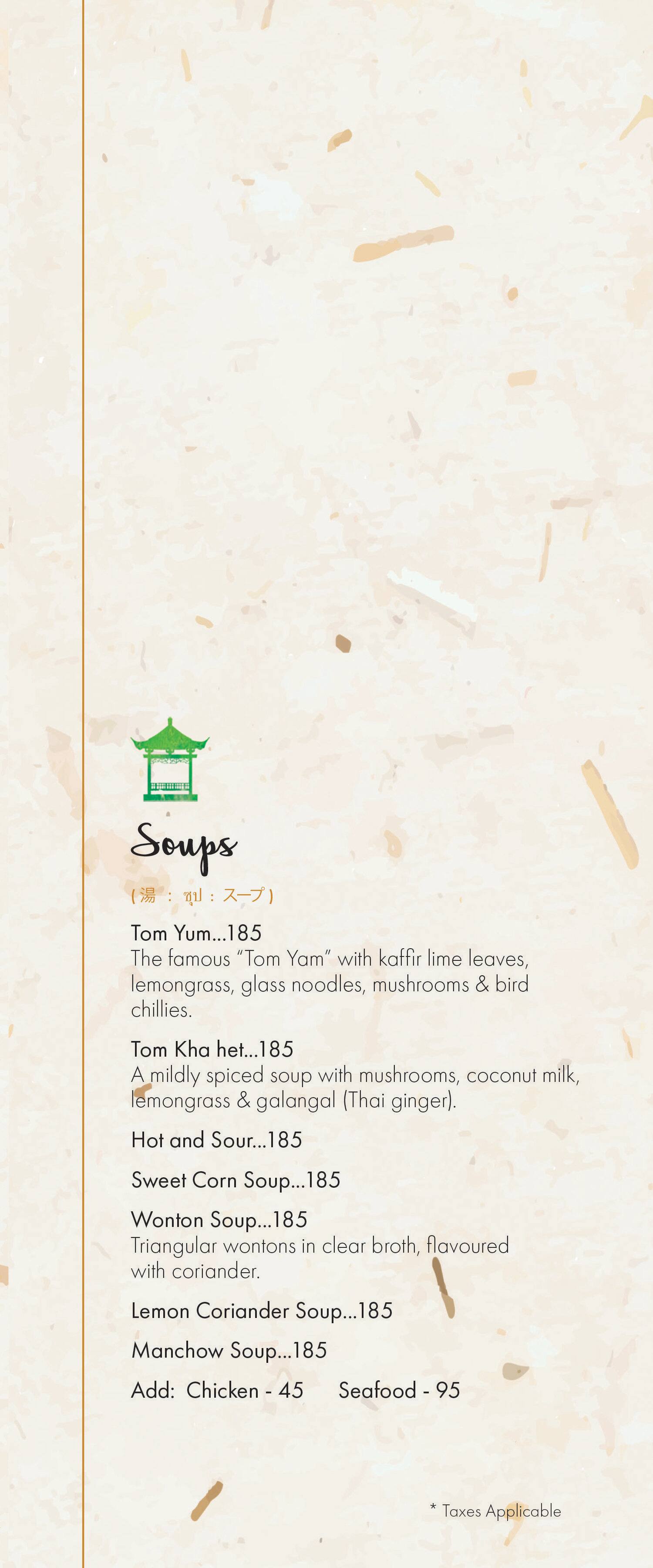 Soi The Asian Street Kitchen Menu Zomato