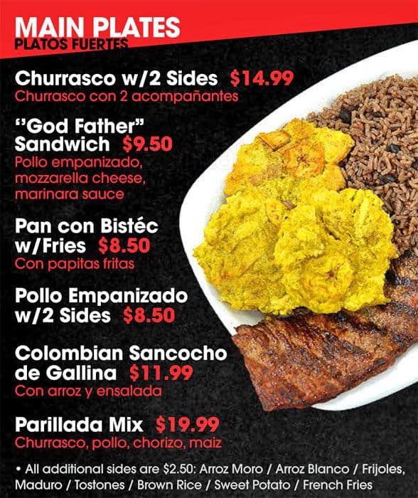 Moez ExpressFIU Menu, Menu for Moez ExpressFIU, Sweetwater/Tamiami