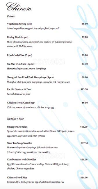 The Vu menu