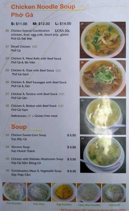Pho huong viet siagon bayswater