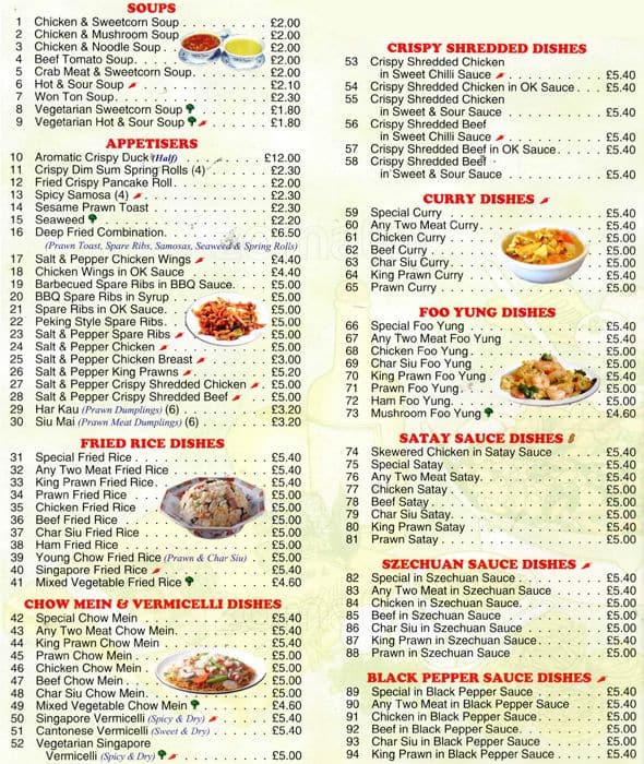 Wing Hing Menu Menu For Wing Hing Failsworth Manchester Zomato Uk 