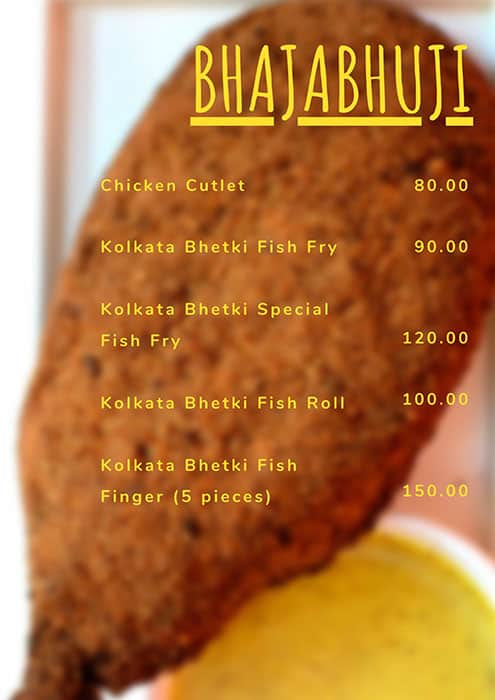 Campari Kolkata menu