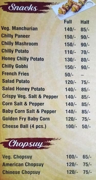 Bakery Wala The Cake Shop Paschim Vihar menu