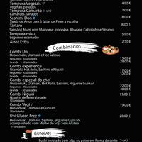 Uni Sushi Menu Menu For Uni Sushi Ericeira Lisboa