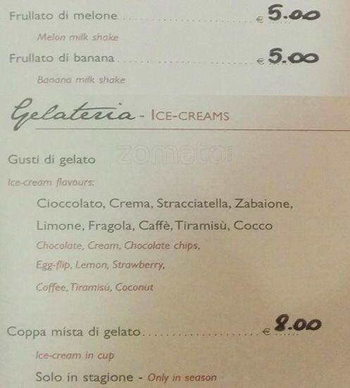 Menu di American Wine Bar 