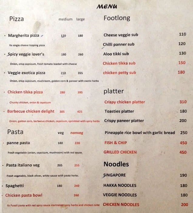 Cafe Brownie Menu, Menu for Cafe Brownie, Paharganj, New Delhi Zomato